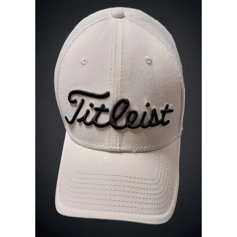 New Era Titleist Footjoy ProV1 FJ White Medium- Large Hat Cap Med/ Lg